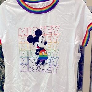 NWT Disney Rainbow TShirt